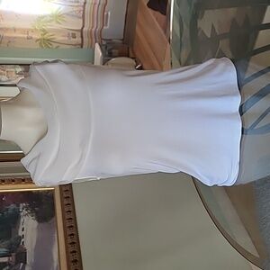 ANTONIO MELANI White Cowl Neck Tank Top ❤️